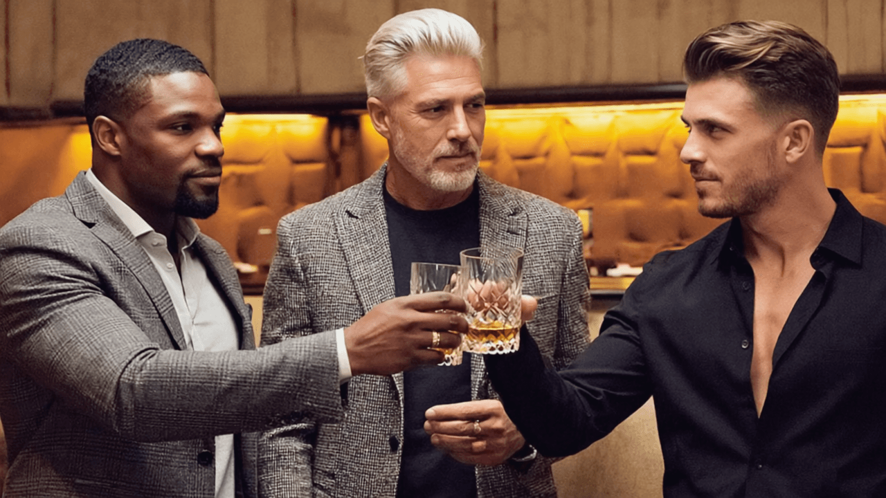 A final toast in a cigar lounge